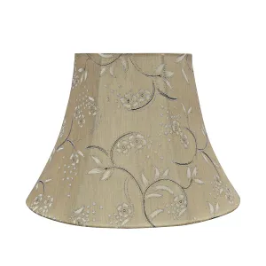 # 30220 Transitional Bell Shaped Spider Construction Lamp Shade in Light Gold, 13" wide (7" x 13" x 9 1/2")