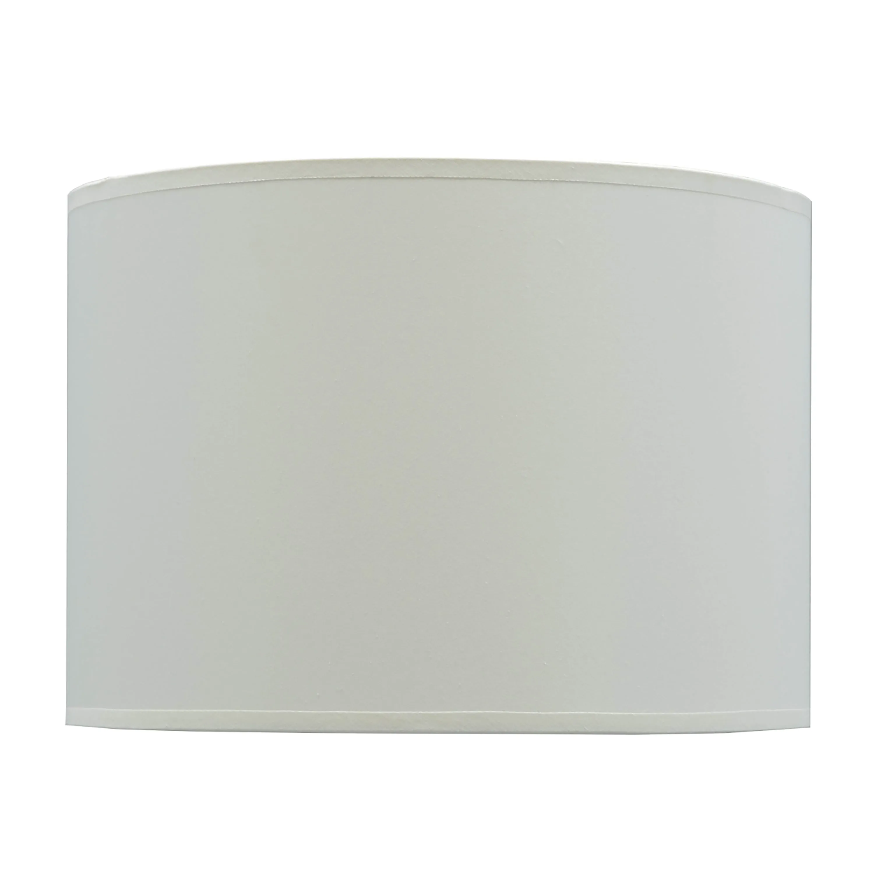 # 31012 Transitional Drum Shape Spider Construction Lamp Shade in Off White Fabric, 14" wide (14" x 14" x 10")