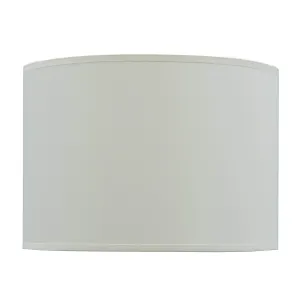 # 31012 Transitional Drum Shape Spider Construction Lamp Shade in Off White Fabric, 14" wide (14" x 14" x 10")