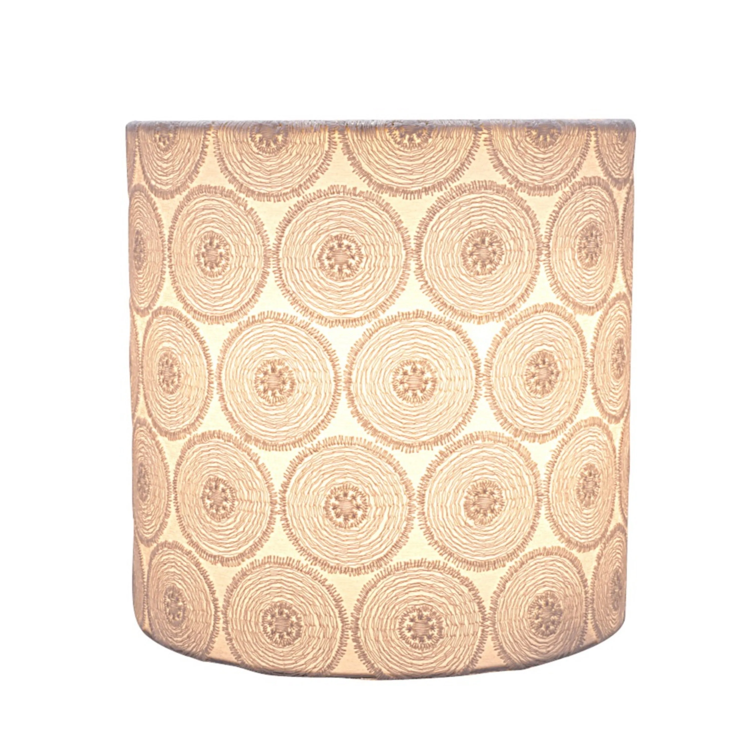 # 31064 Transitional Drum (Cylinder) Shaped Spider Construction Lamp Shade in White, 8" wide (8" x 8" x 8")