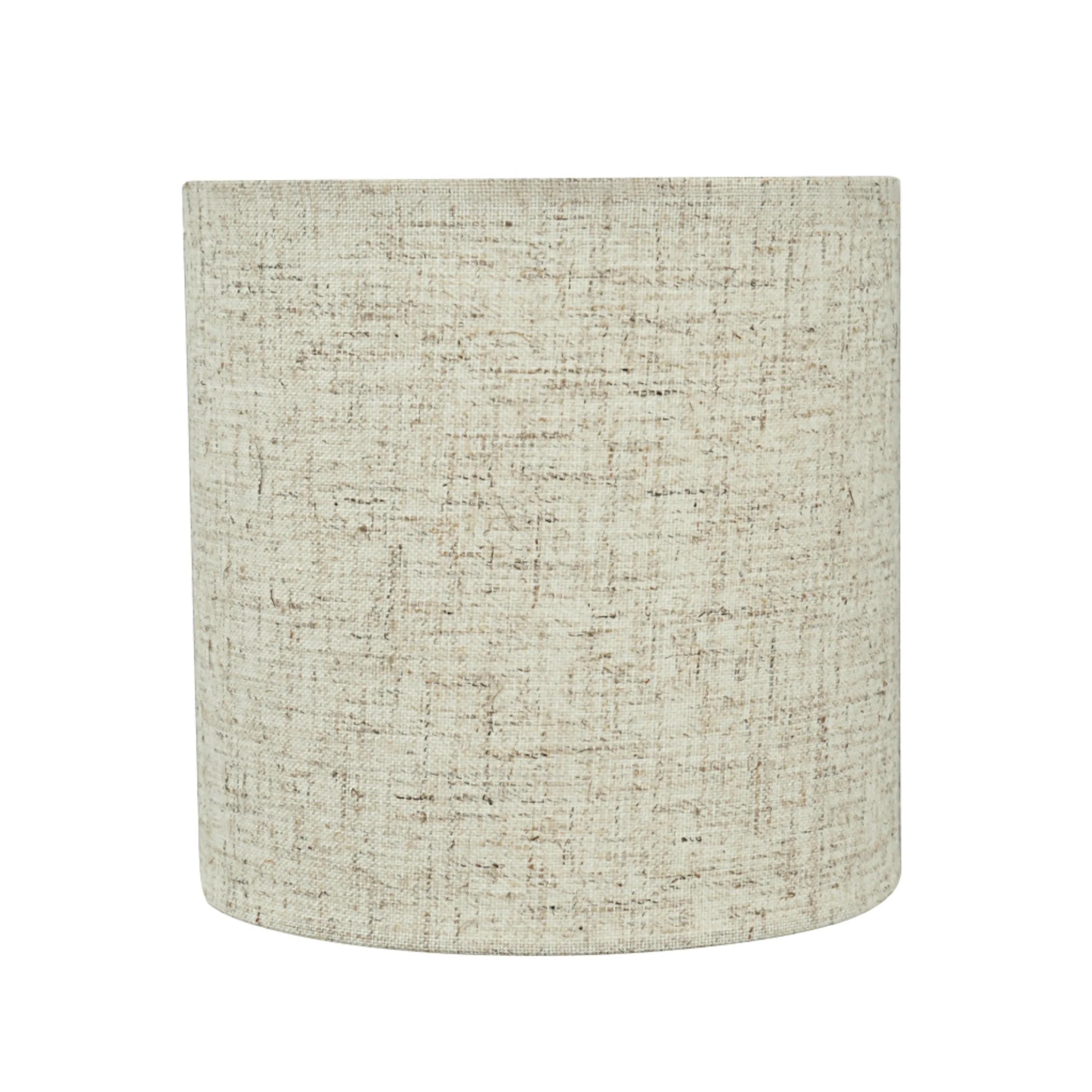 # 31196 Transitional Drum (Cylinder) Shaped Clip-On Construction Lamp Shade in Beige, 5" wide (5" x 5" x 5")