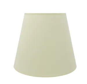 # 32027  Transitional Hardback Empire Shape Spider Construction Lamp Shade in Ivory Fabric, 18" wide (11" x 18" x 15")