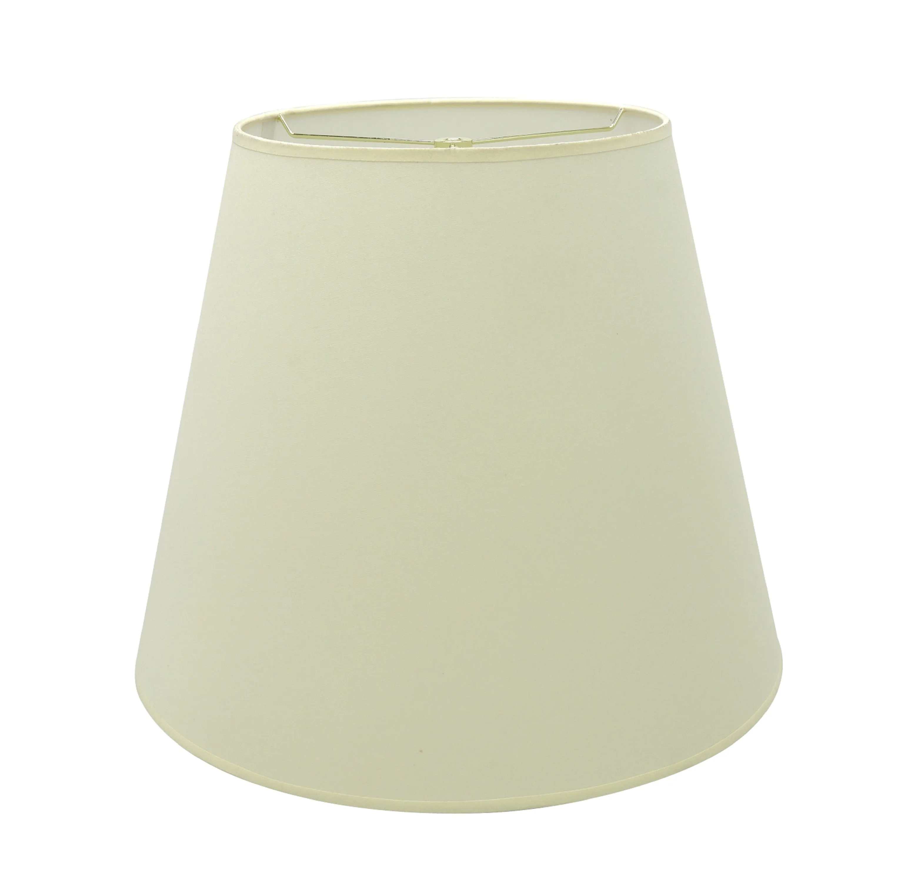 # 32027  Transitional Hardback Empire Shape Spider Construction Lamp Shade in Ivory Fabric, 18" wide (11" x 18" x 15")