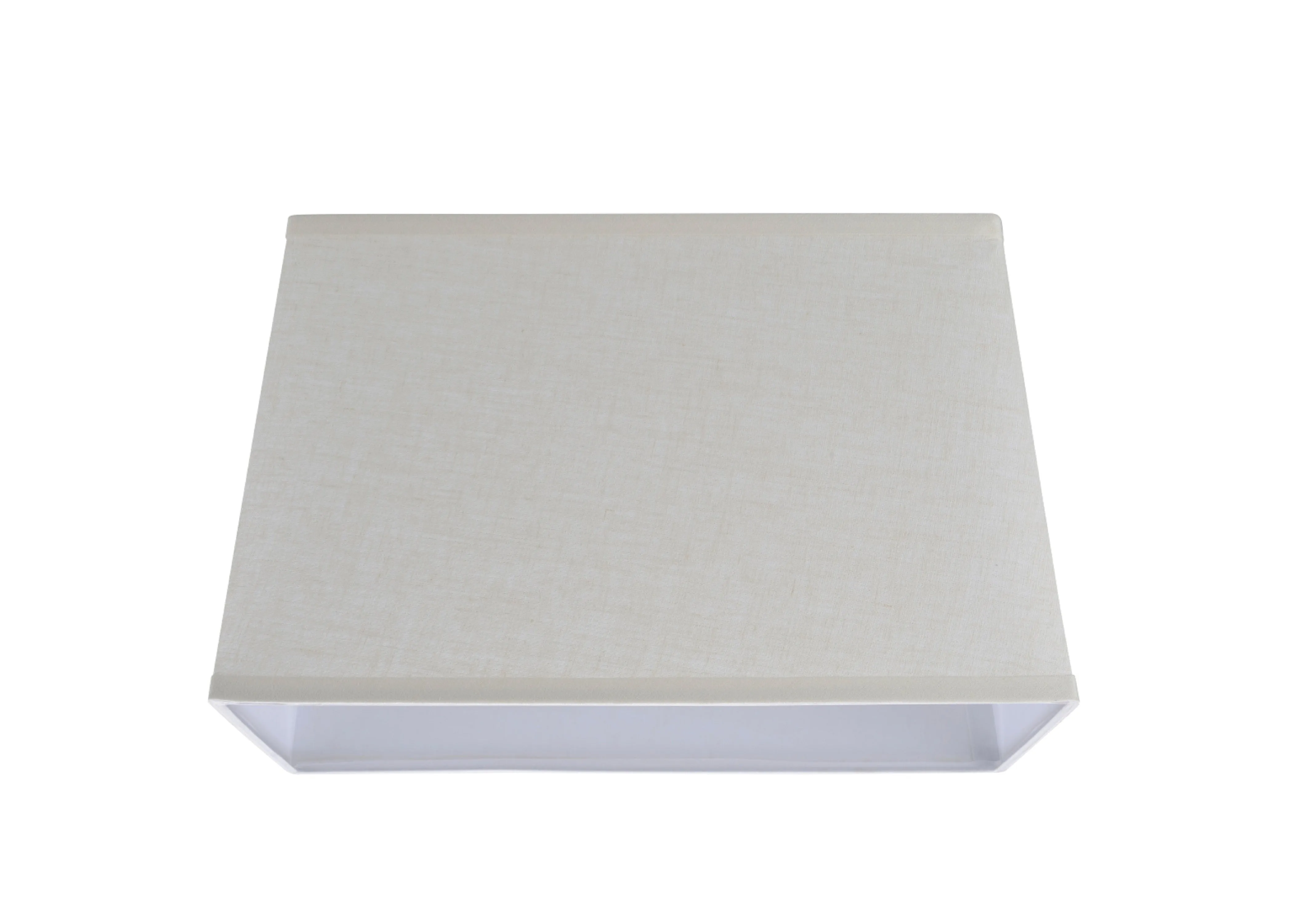 # 32037 Transitional Rectangle Hardback Spider Construction Lamp Shade, Off White, 16" wide, Top: 8"   14" Bottom: 10"   16"  Height: 10"