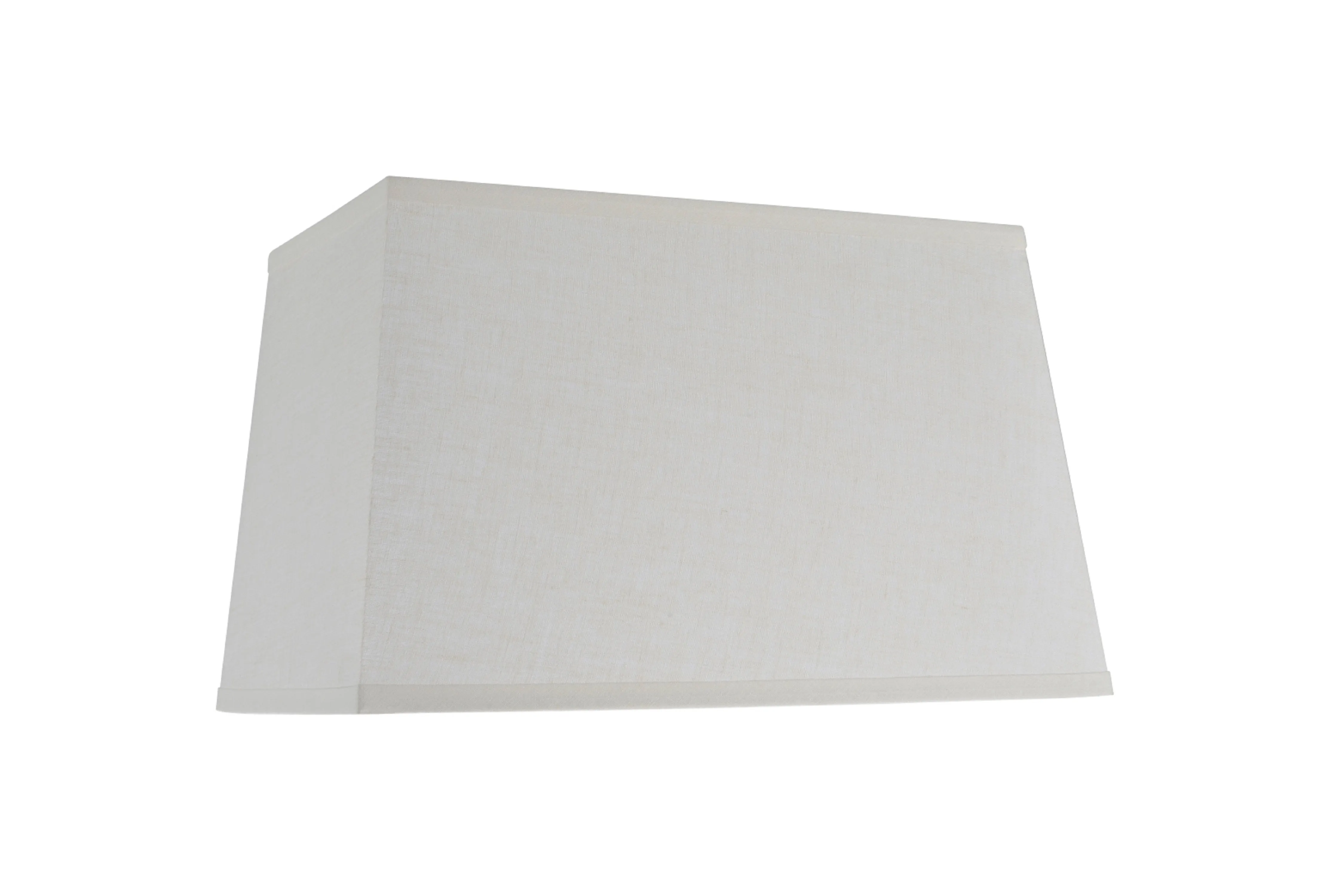 # 32037 Transitional Rectangle Hardback Spider Construction Lamp Shade, Off White, 16" wide, Top: 8"   14" Bottom: 10"   16"  Height: 10"