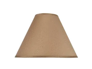 # 32266 Transitional Hardback Empire Shape Spider Construction Lamp Shade in Textured Khaki, 16" wide (6" x 16" x 12")