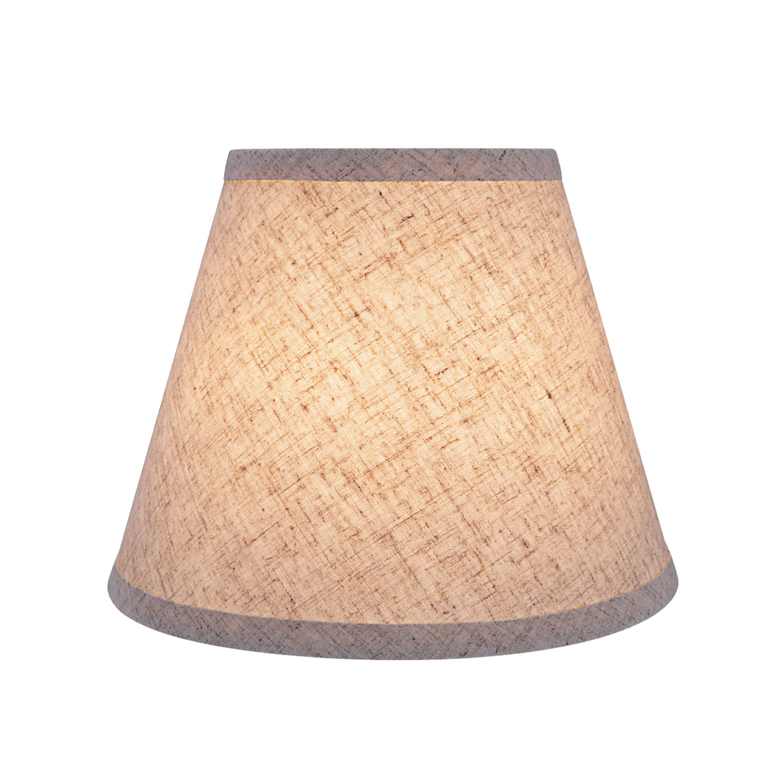 # 32426 Transitional Hardback Empire Shaped Spider Construction Lamp Shade in Beige, 9" wide (5" x 9" x 7")