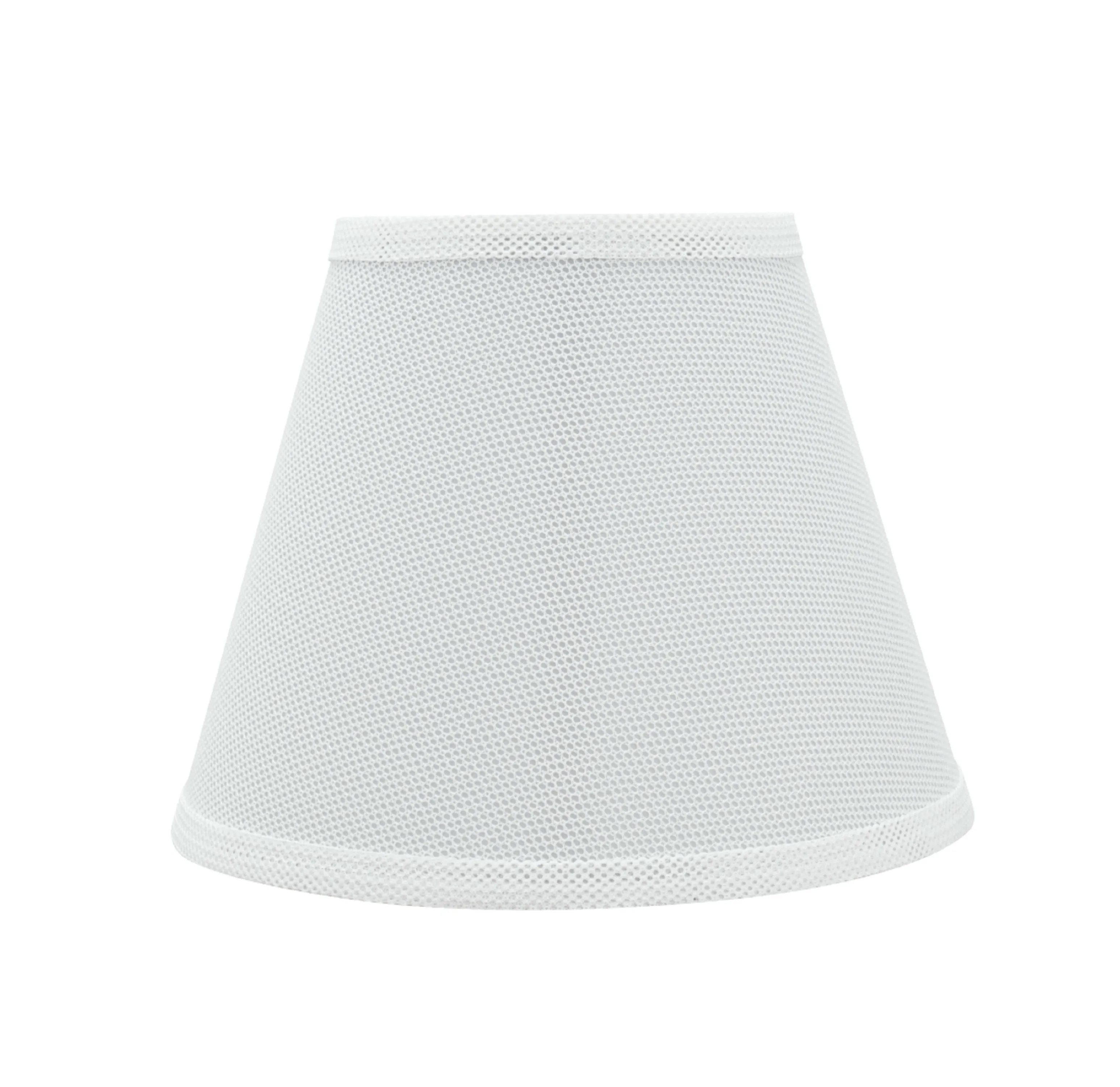 # 32428 Transitional Hardback Empire Shaped Spider Construction Lamp Shade in White, 9" wide (5" x 9" x 7")