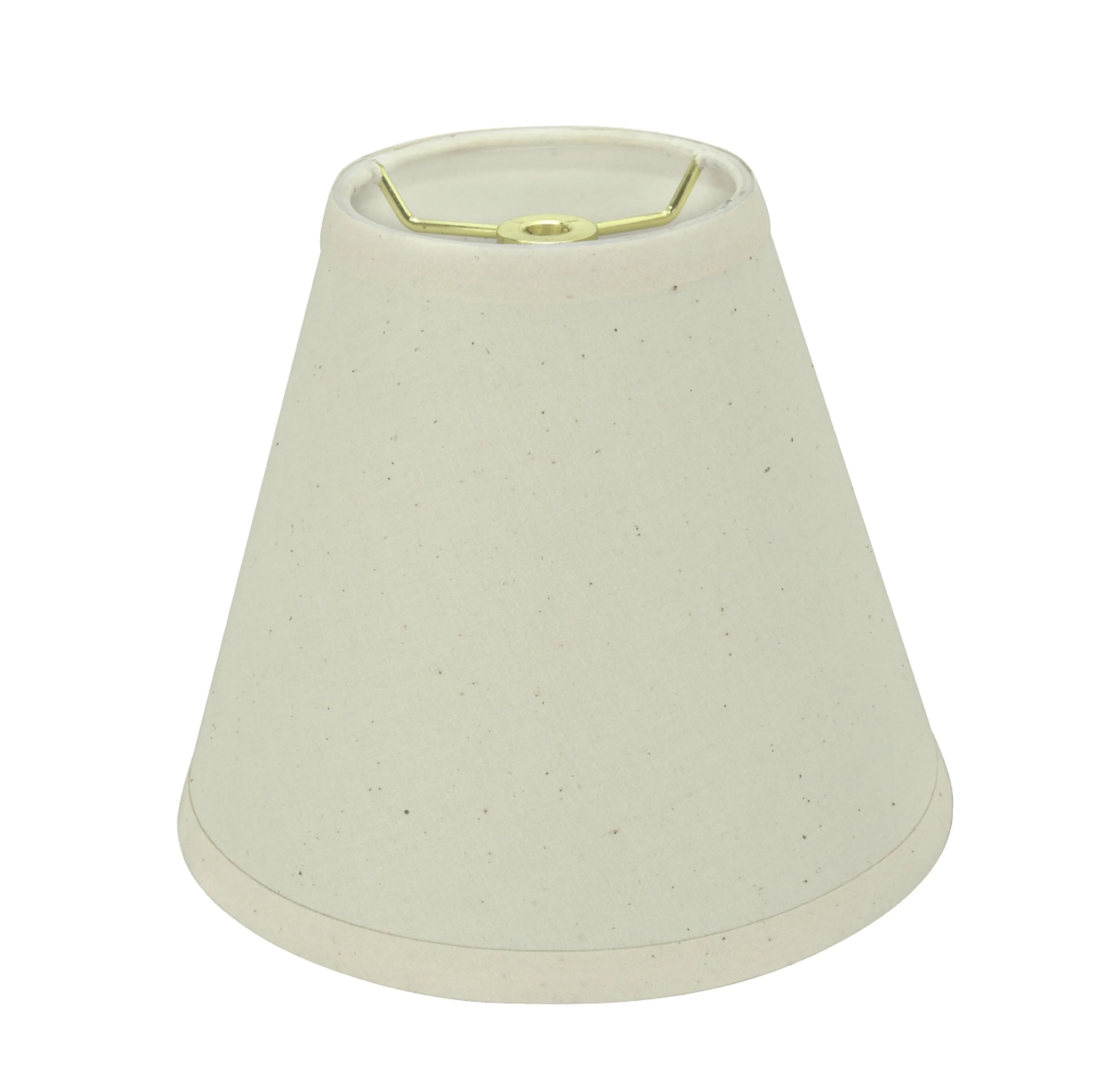 # 32472 Transitional Hardback Empire Shaped Spider Construction Lamp Shade in Off White, 8" wide (4" x 8" x 7")