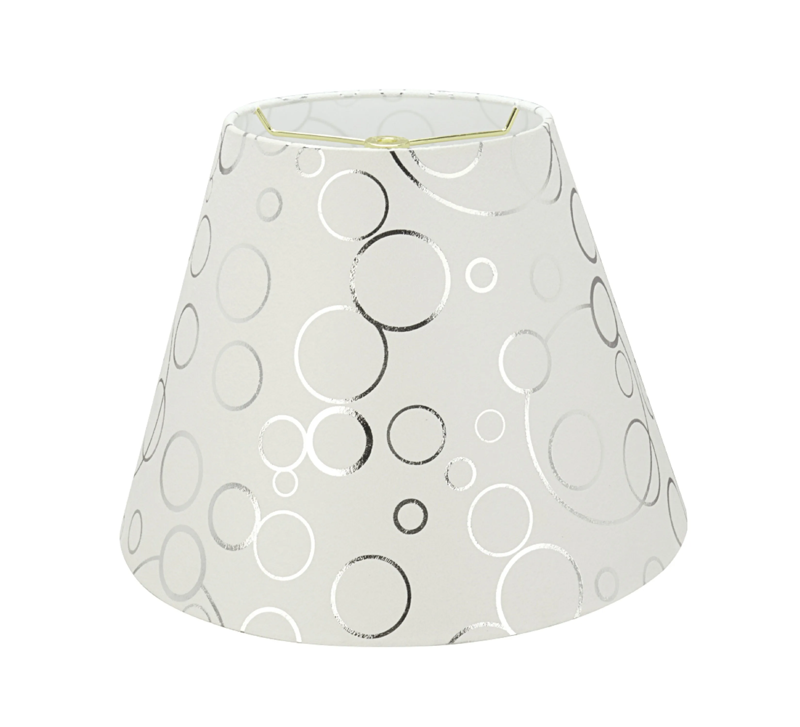 # 32687 Transitional Hardback Empire Shaped Spider Construction Lamp Shade in White, 13" wide (7" x 13" x 9 1/2")