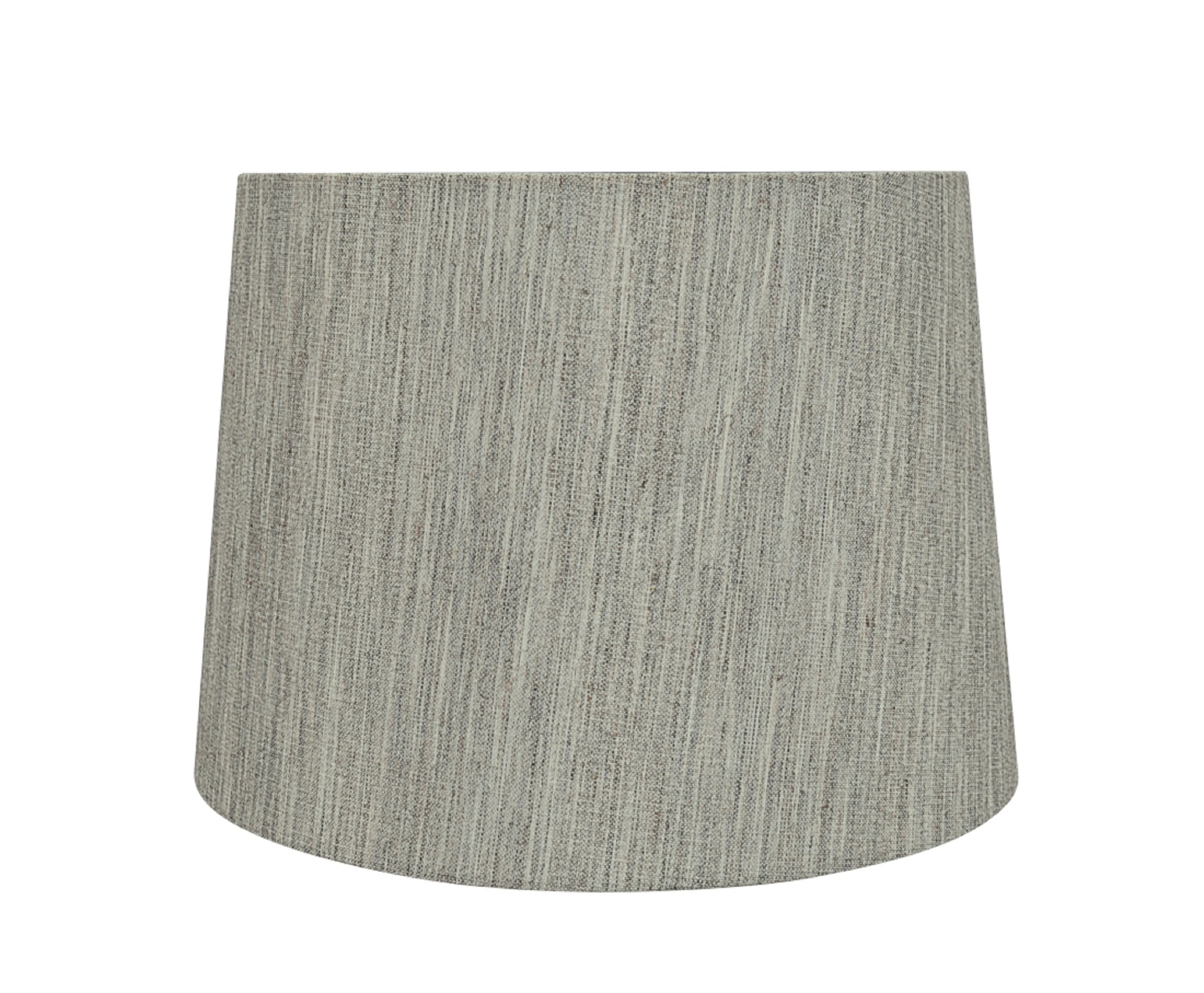 # 32951 Transitional Hardback Empire Shaped Spider Construction Lamp Shade in Light Grey, 14" wide (12" x 14" x 10")