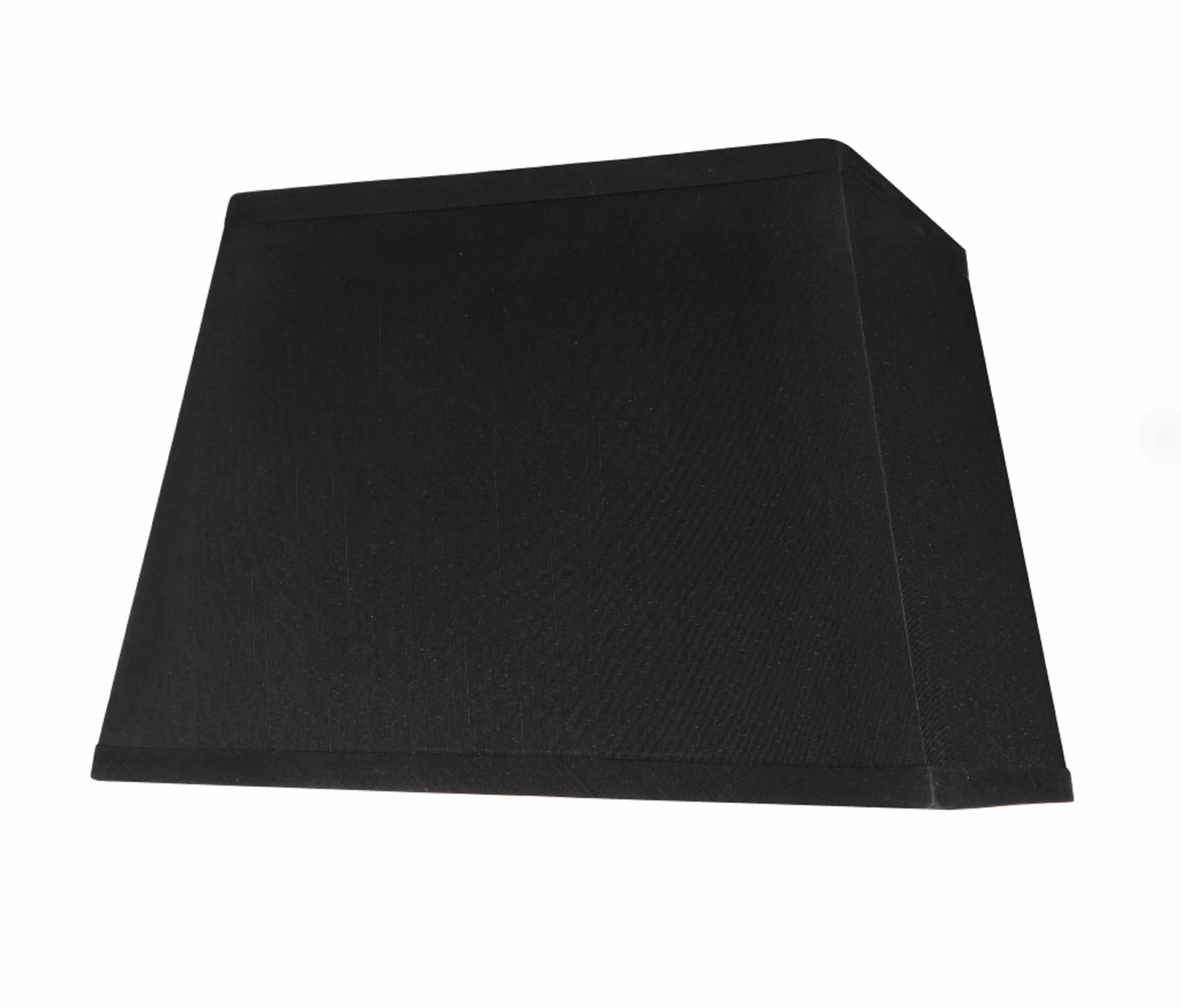 # 36121 Transitional Rectangle Hardback Shape Spider Construction Lamp Shade in Black, 14 1/2" wide, Top:(8"   11") Bottom:(9 1/2"   14 1/2")  x Height: 10"