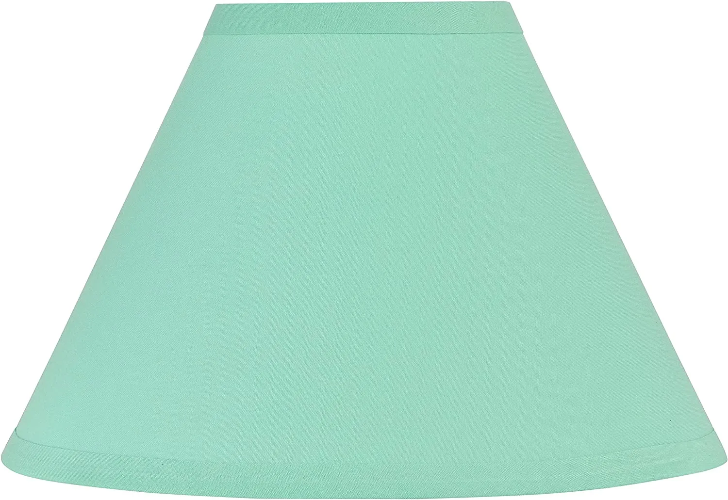 # 58766 Transitional Hardback Empire Shape UNO Construction Lamp Shade in Aquamarine, 10" Wide (4" x 10" x 7")