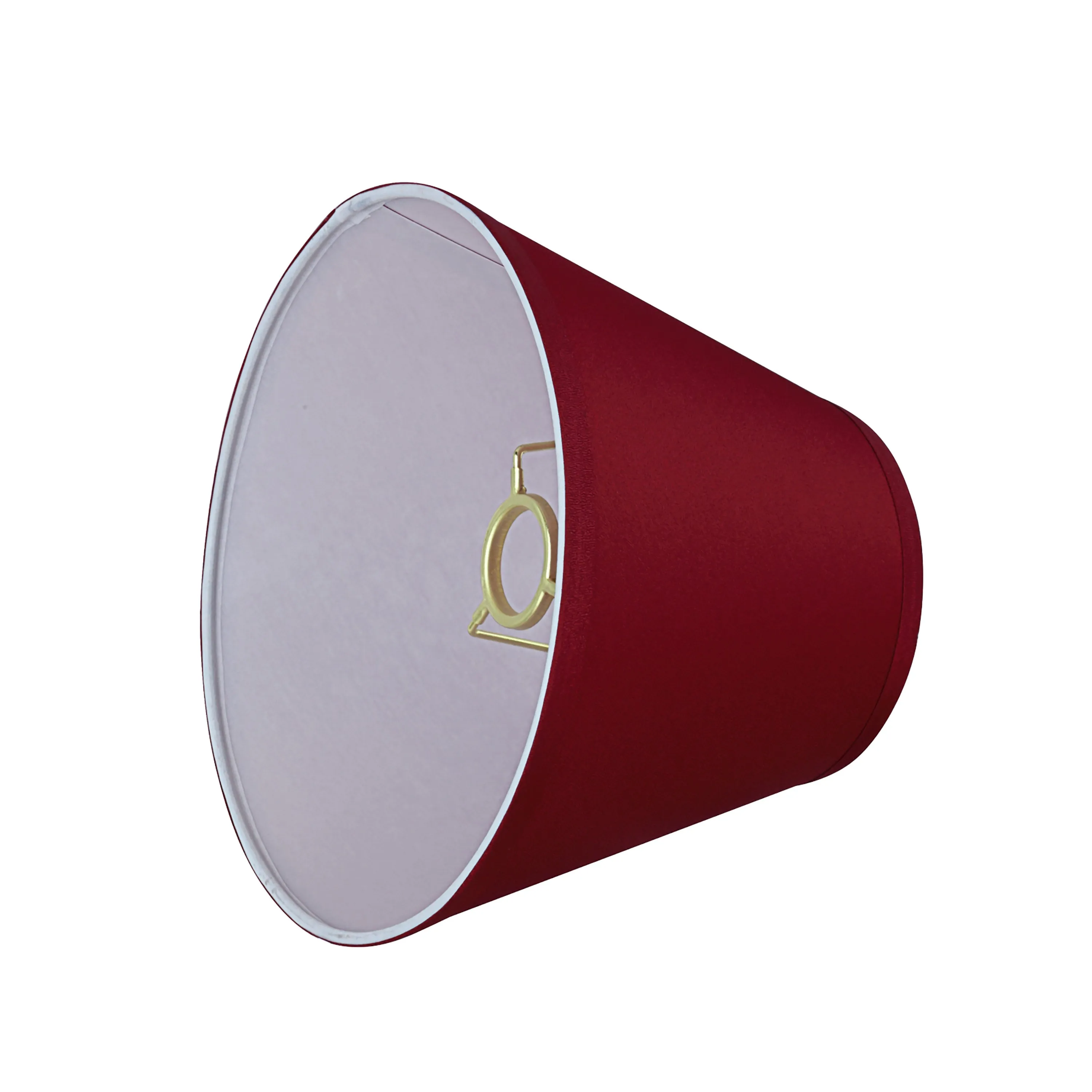 # 58904 Transitional Hardback Empire Shape UNO Construction Lamp Shade in Blood Red, 9" Wide (5" x 9" x 7")