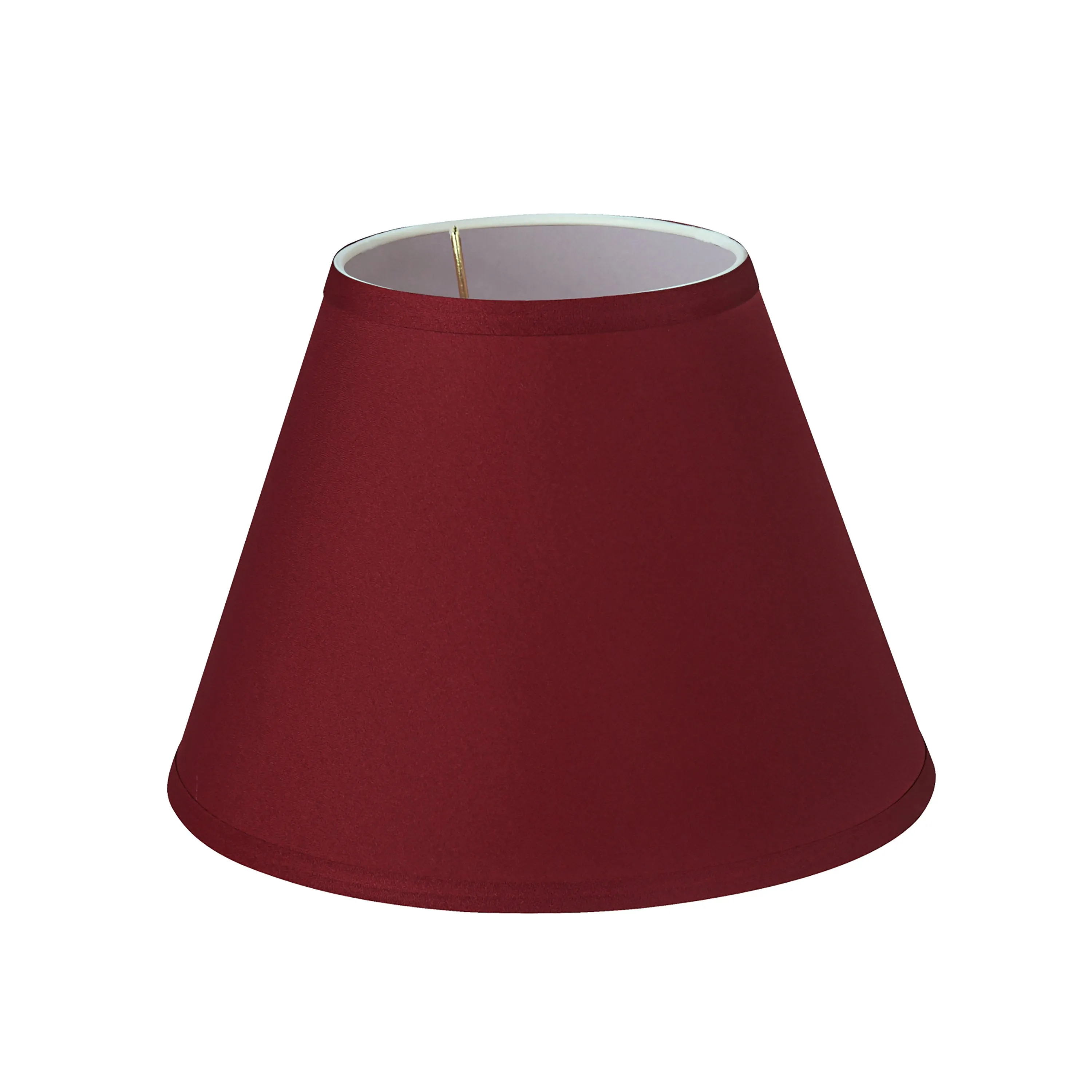 # 58904 Transitional Hardback Empire Shape UNO Construction Lamp Shade in Blood Red, 9" Wide (5" x 9" x 7")