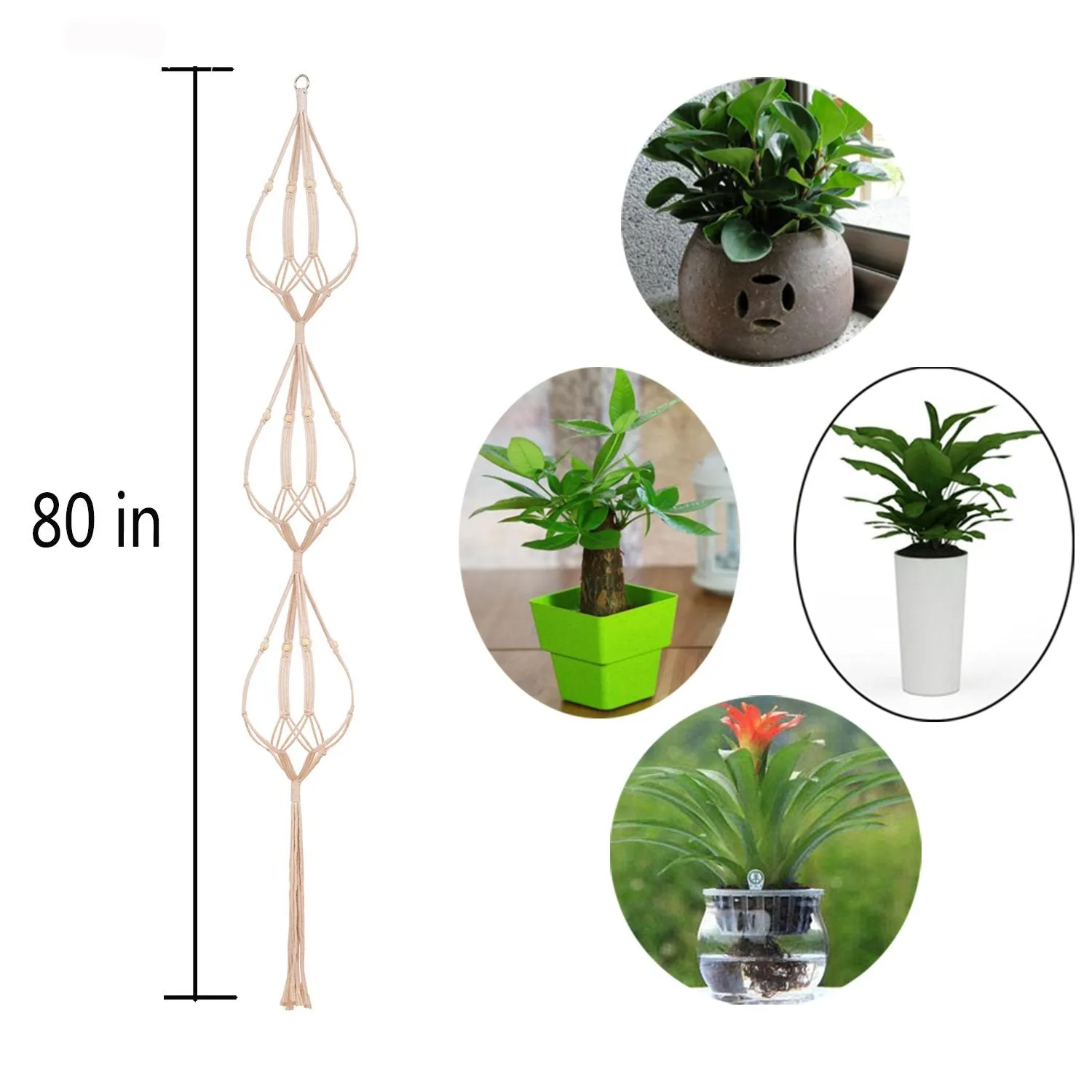 3-Tier Macrame Plant Hanger