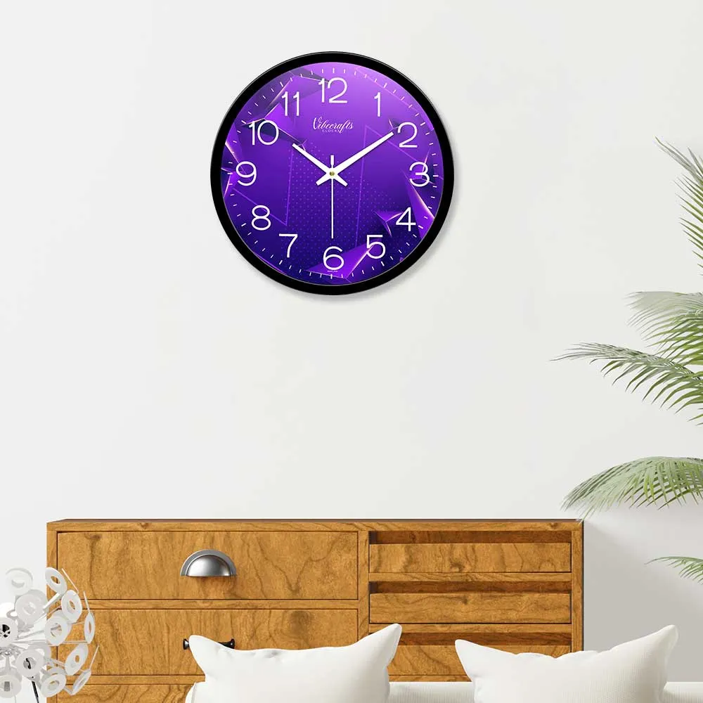 3D Triangular Shape Designer Wall Clock