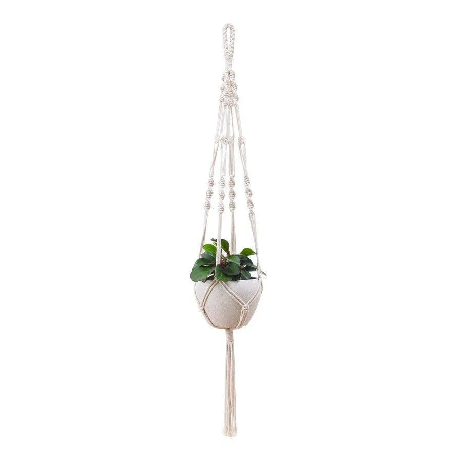 4 Pcs Set Handwoven Macrame Planters