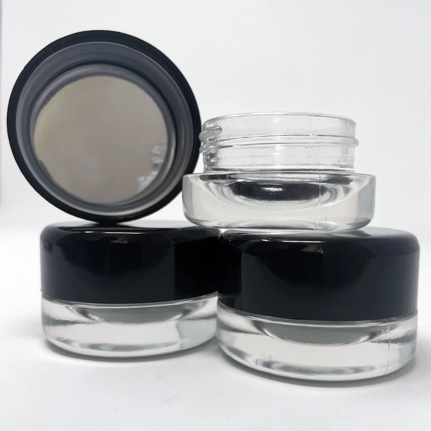 9ml Heavy Bottom Child Resistant Glass Jar with Lids