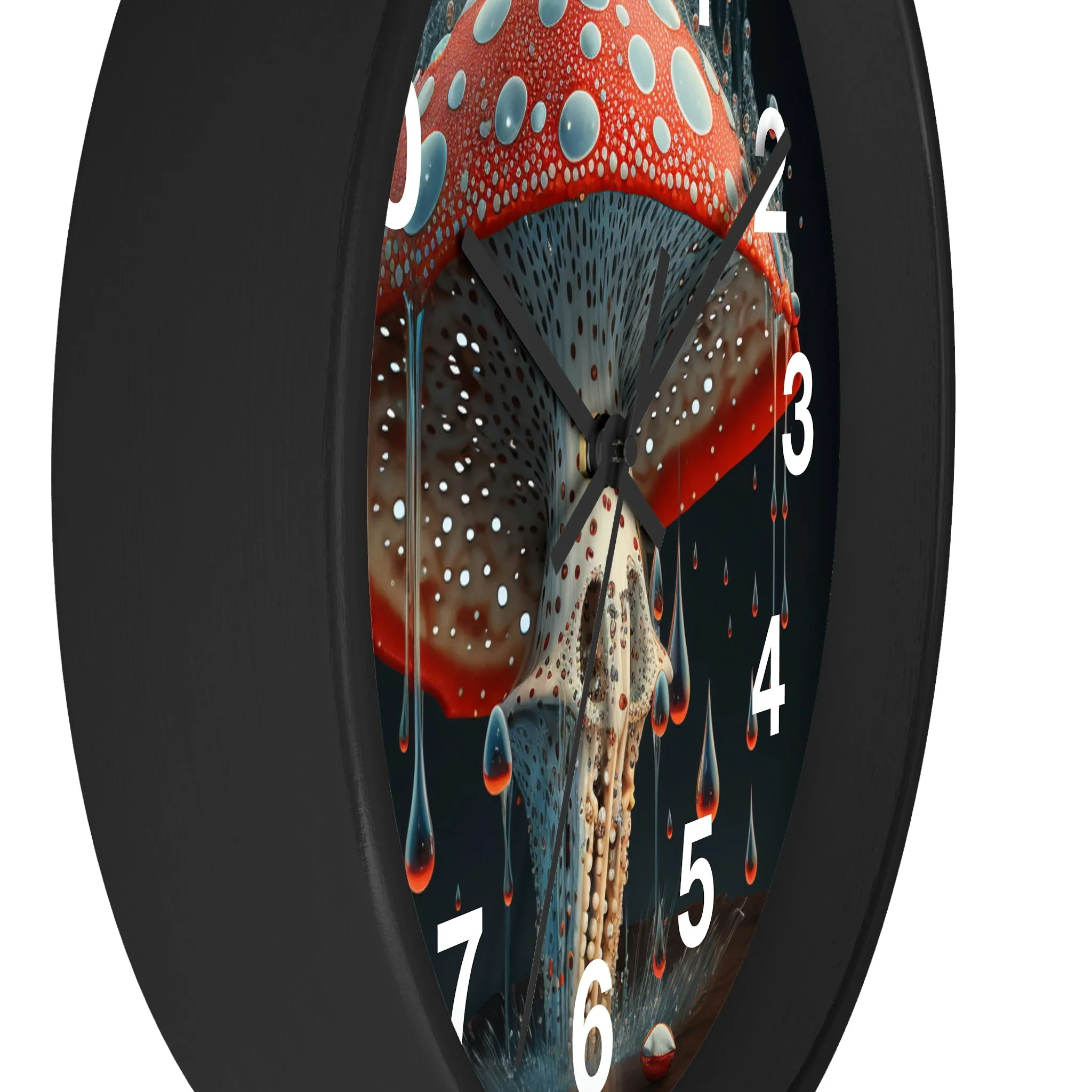 Amanita Dreams Wall Clock #2 w/ numbers