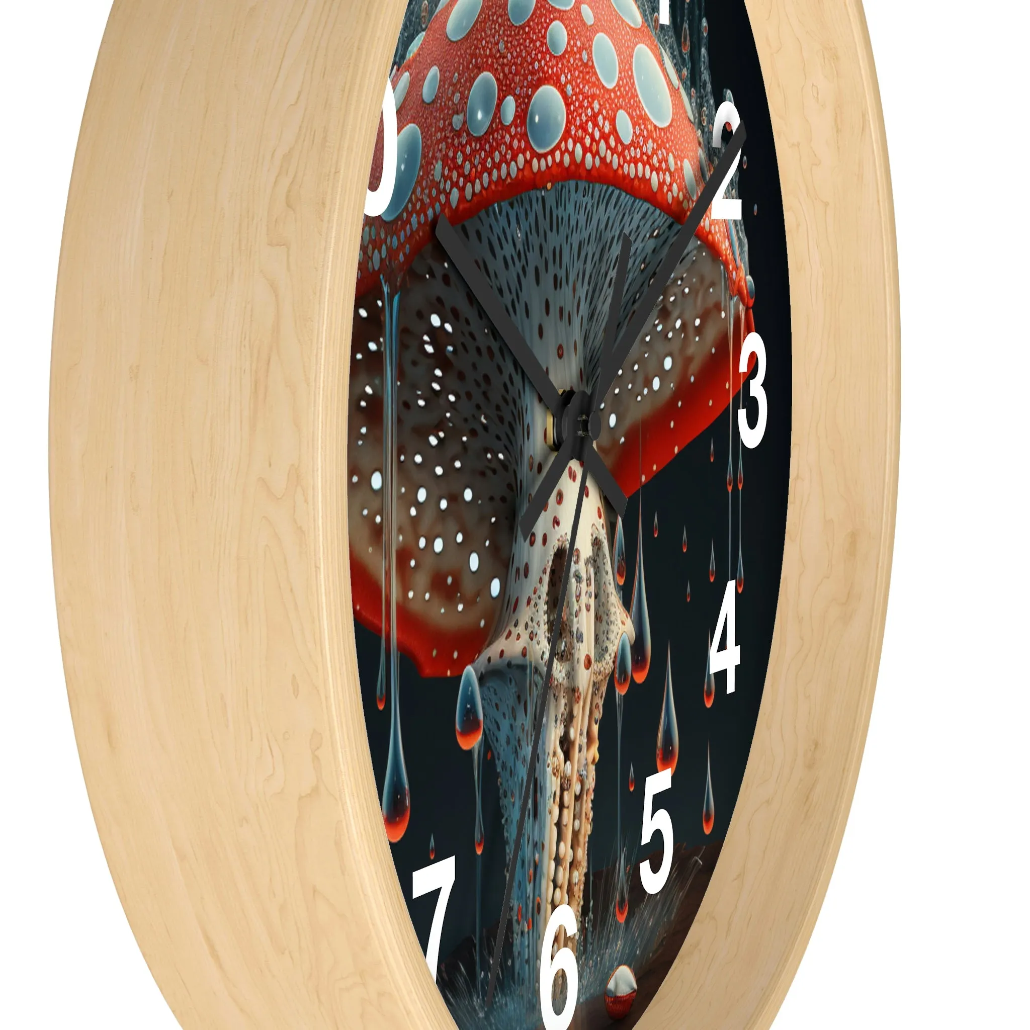 Amanita Dreams Wall Clock #2 w/ numbers