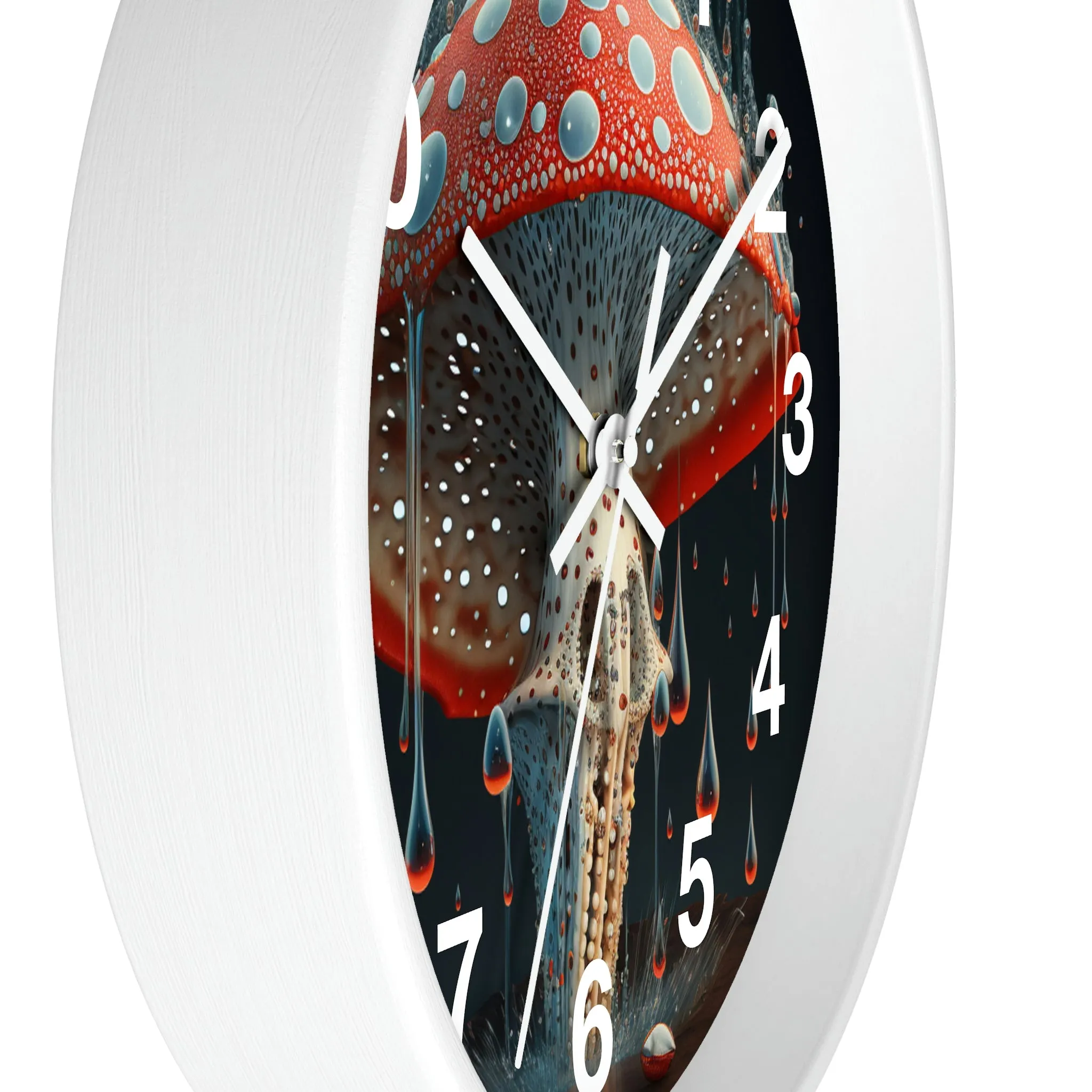 Amanita Dreams Wall Clock #2 w/ numbers