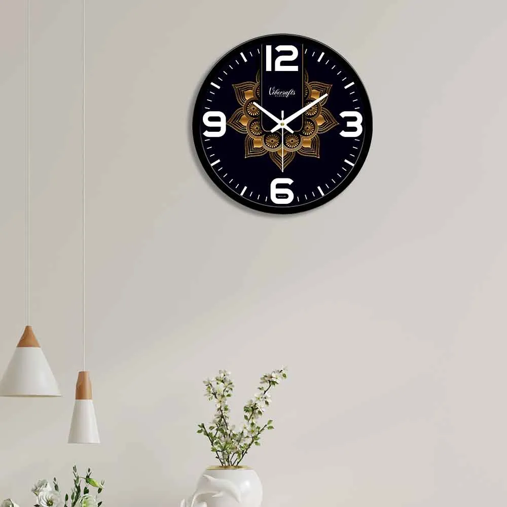 Beautiful Mandala Flower Art Designer Wall Clock