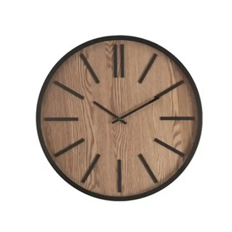 Black Face Wall Clock 40cm