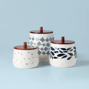 Blue Bay 3-Piece Canister Set