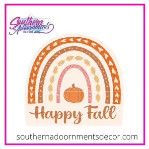 Boho Fall Rainbow Template & Digital Cut File