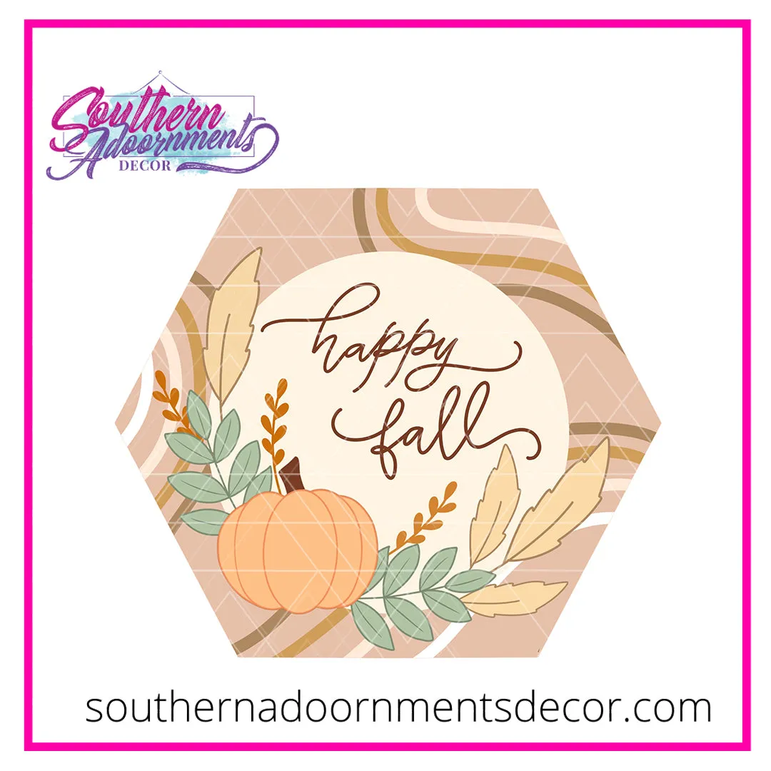 Boho Happy Fall Blank