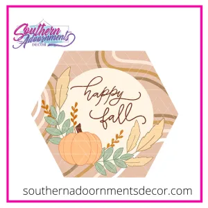 Boho Happy Fall Template & Digital Cut File