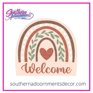 Boho Heart Rainbow Template & Digital Cut File