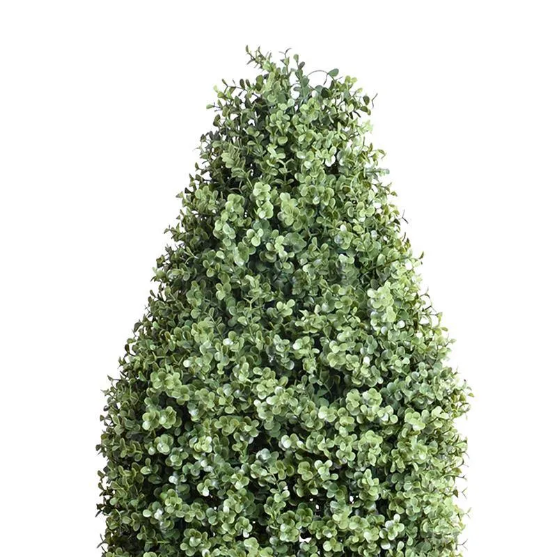 Boxwood Obelisk in Planter w/Lip 68"H