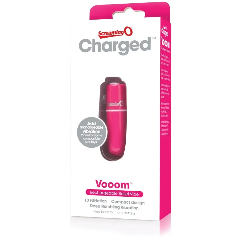 Charged Vooom Rechargeable Bullet Vibe - Pink