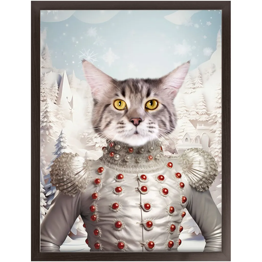 CHRISTMAS CRACKER 2 - Christmas Inspired Custom Pet Portrait Framed Satin Paper Print