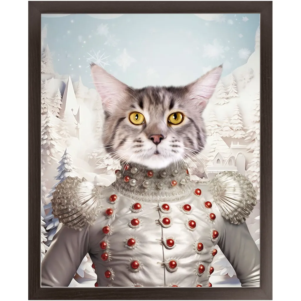 CHRISTMAS CRACKER 2 - Christmas Inspired Custom Pet Portrait Framed Satin Paper Print