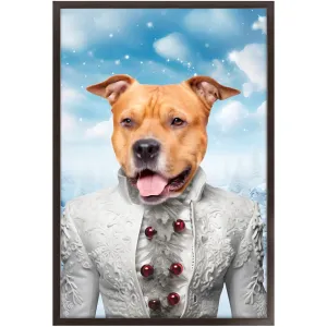 CHRISTMAS CRACKER 5 - Christmas Inspired Custom Pet Portrait Framed Satin Paper Print