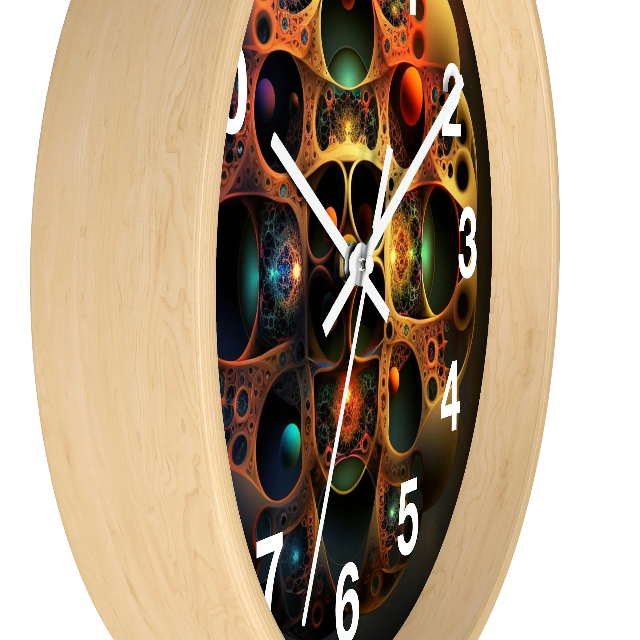 Copy of Geometric Wall Clock #4 w/ lines