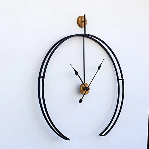 Craftter 36 inch Metal Wall Clock for Living Room, Bedroom, Office, Kitchen, Home and Hall | Antique Fancy Big Size Modern Wall Watch for Home Decor