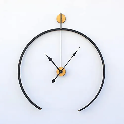 Craftter 36 inch Metal Wall Clock for Living Room, Bedroom, Office, Kitchen, Home and Hall | Antique Fancy Big Size Modern Wall Watch for Home Decor