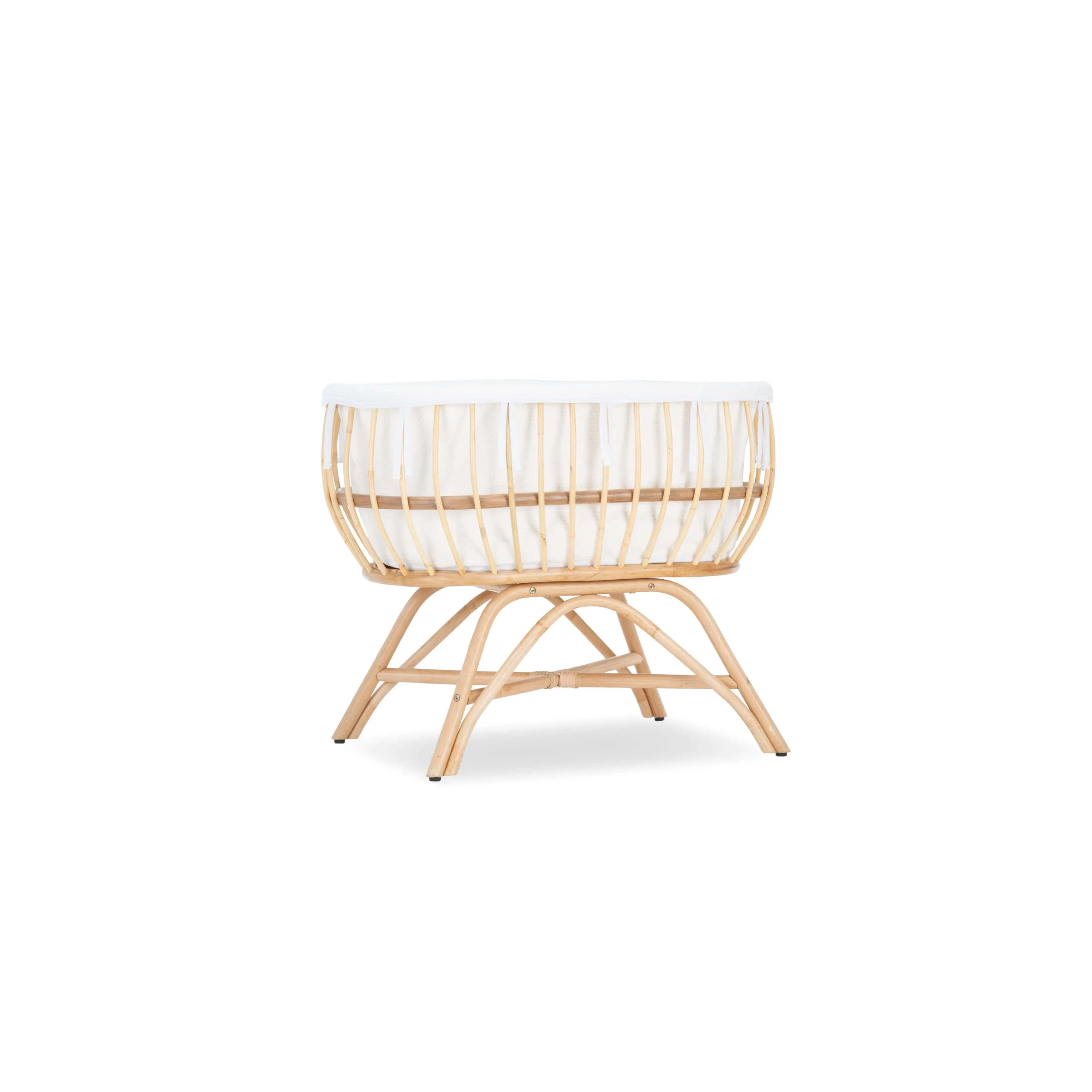 CuddleCo Aria Crib & Clothes Rail Room Set - Rattan