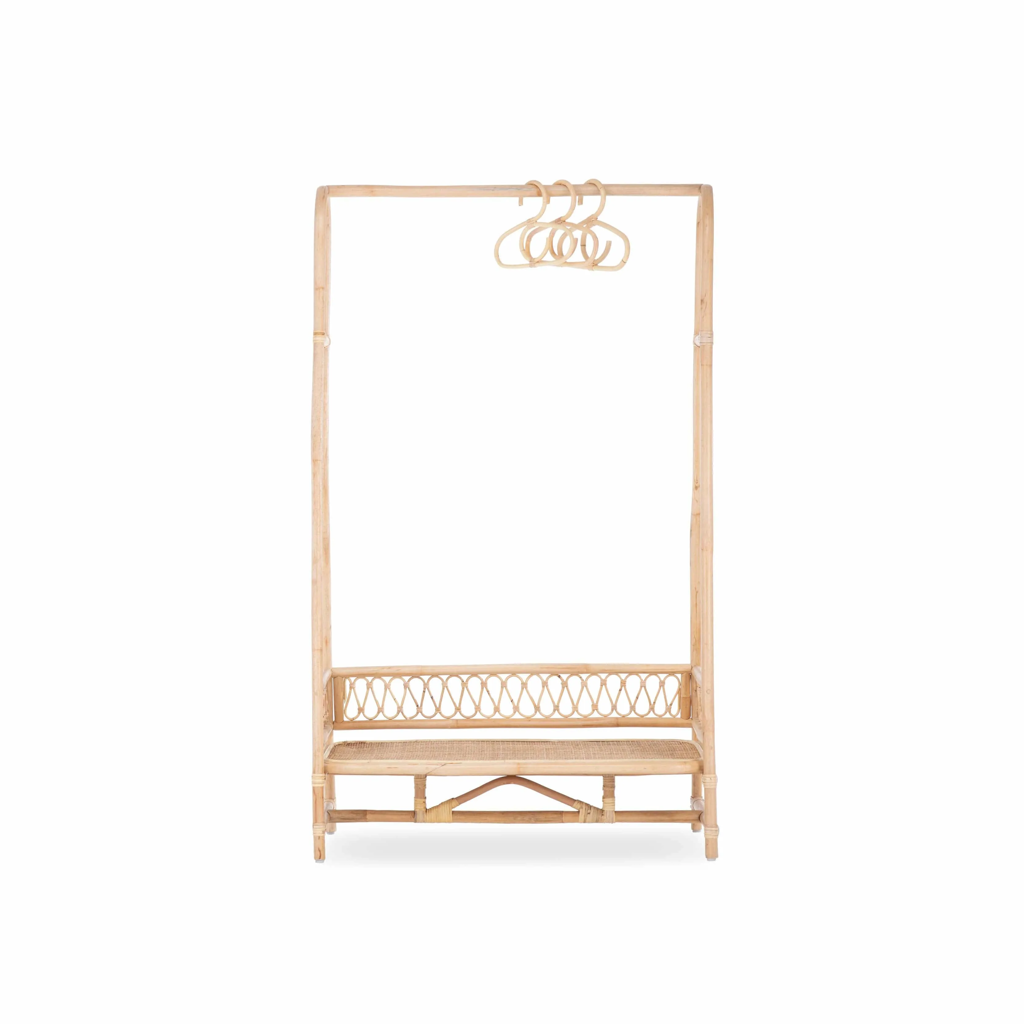 CuddleCo Aria Crib & Clothes Rail Room Set - Rattan