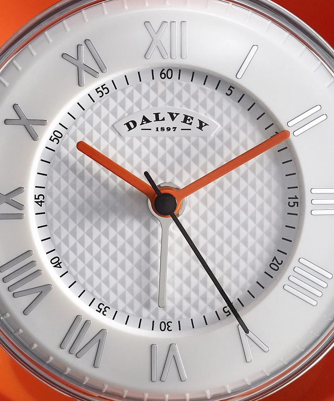 Dalvey Scotland Capsule Clock Orange - 3325