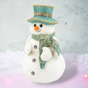 December Diamonds Wonderland 11-Inch Snowman With Green Hat