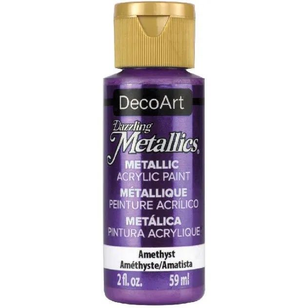 Deco Art - Dazzling Metallics Acrylic Paint 2oz - Amethyst