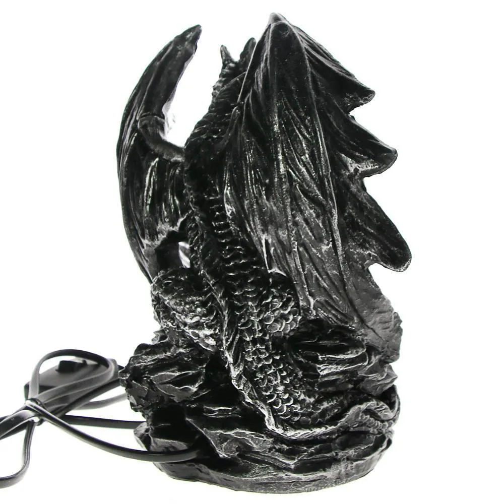 Double Headed Dragon Plasma Ball Figurine