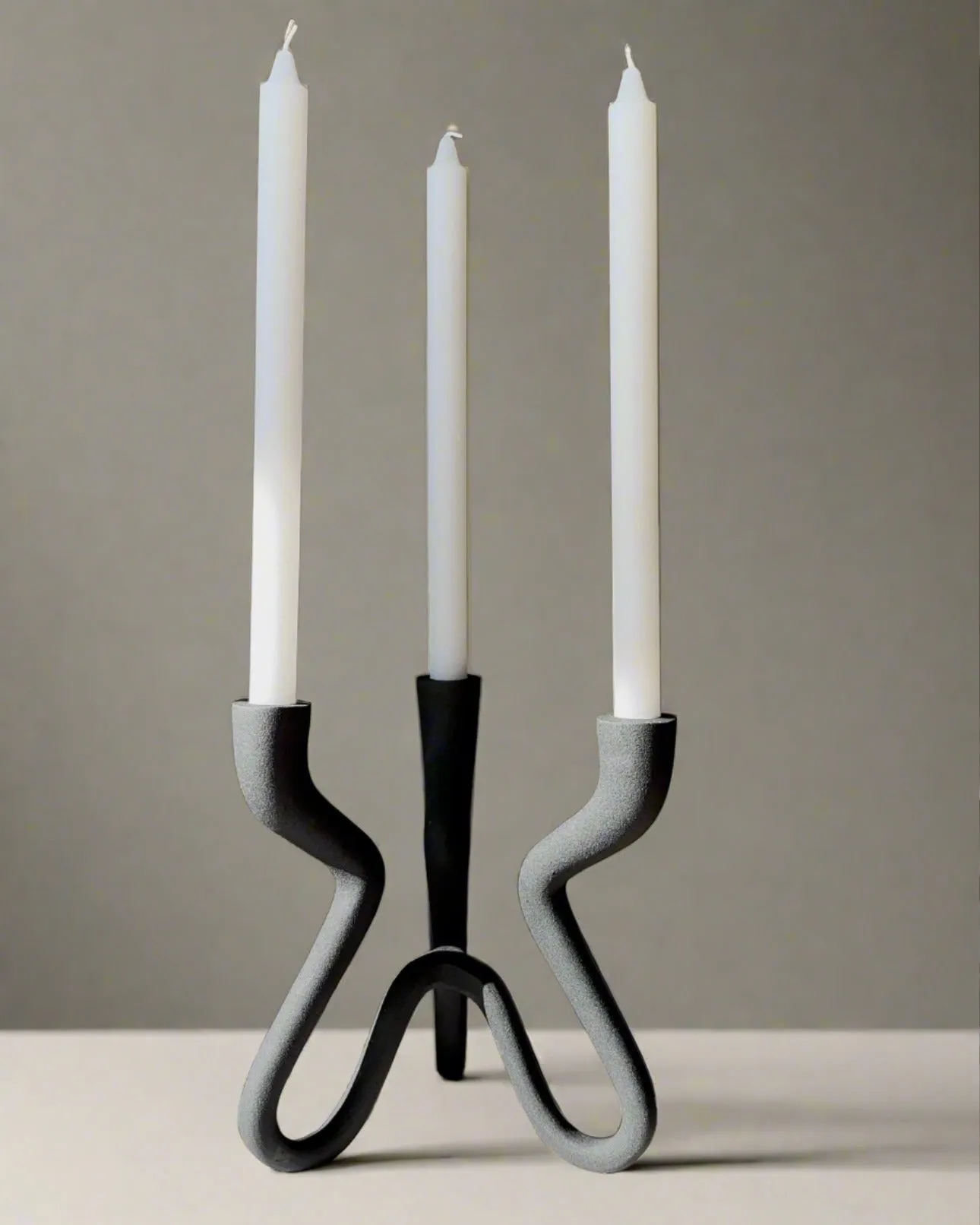 Ebony Elevated Candelabra