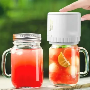 Electric Mason Jar Vacuum Sealer - Preserve Freshness Effortlessly