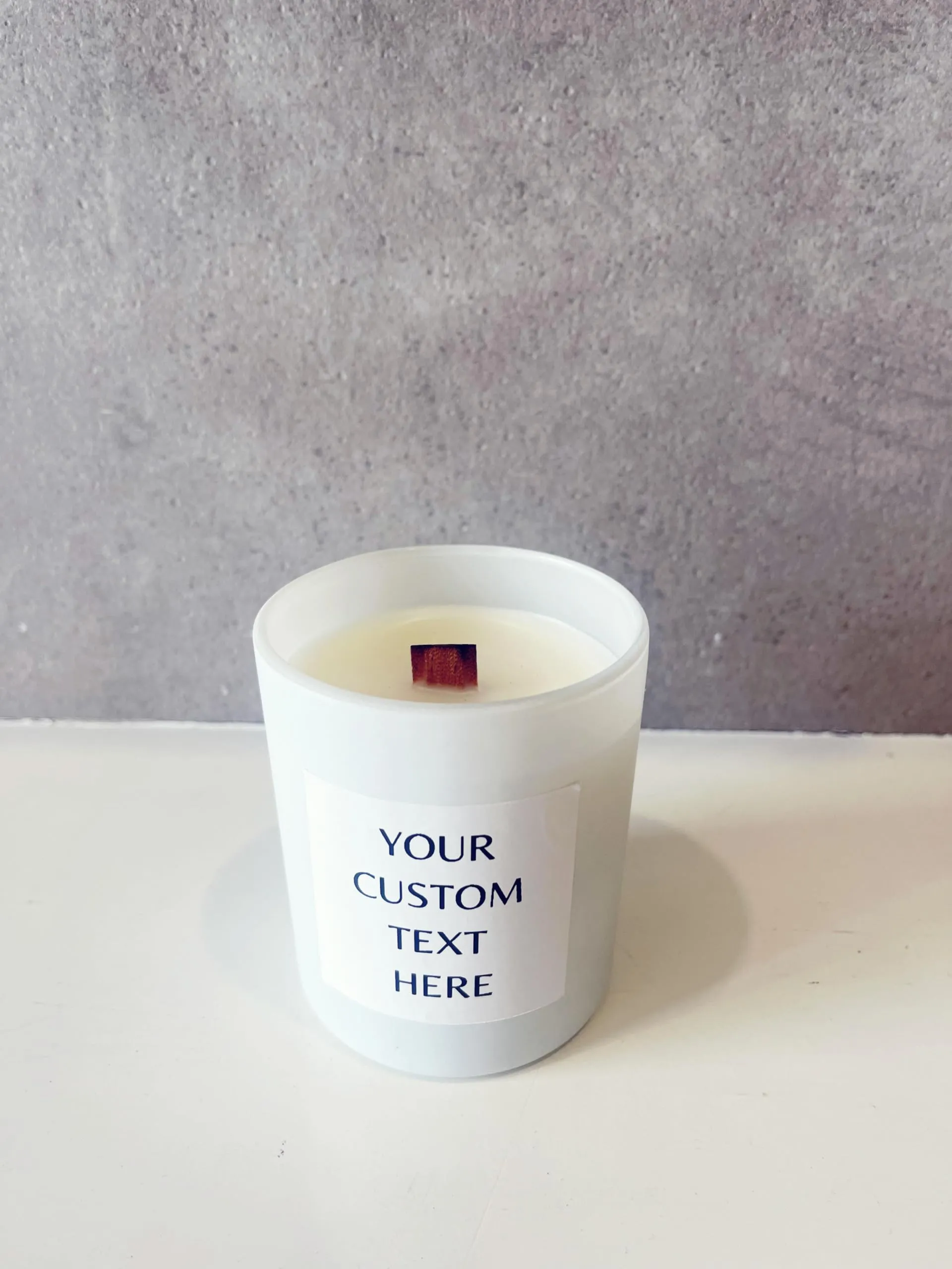 Elegant Customised Candle Gift Set for Women - Ideal for Birthday, Anniversary | Scented Candles For Home Decor | Customized Gift For Women, Men Friends | Personalized Candle Gift Set, 250g, 50  hrs